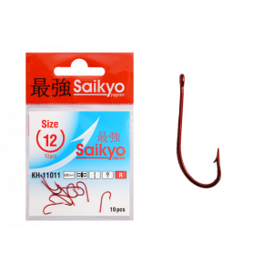 Крючки Saikyo KH-11011 O'Shaughnessy Red №12 (10шт)