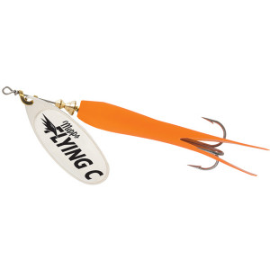 Блесна вращ. Mepps AGLIA FLYING C, 10g №3 SILVER/Orange