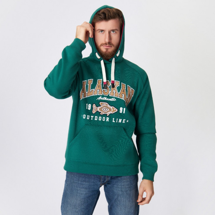 Толстовка Alaskan Promo Hoodie зеленый XL